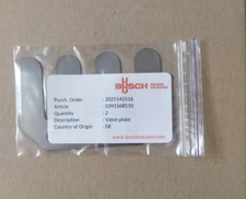 Busch pump exhaust valve plate P/N 0391.568.510 Free shipping