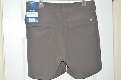 huk mens lowcountry 6” shorts chino fit adjustable waistband color