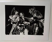 THE FACES 1972 ROD STEWART WENTZELL  ORIGINAL SILVER GELATIN PHOTO 43/50 SIGNED