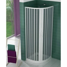 Box doccia Semicircolare PVC cabina Soffietto Misura Riducibile 80x80 90x90