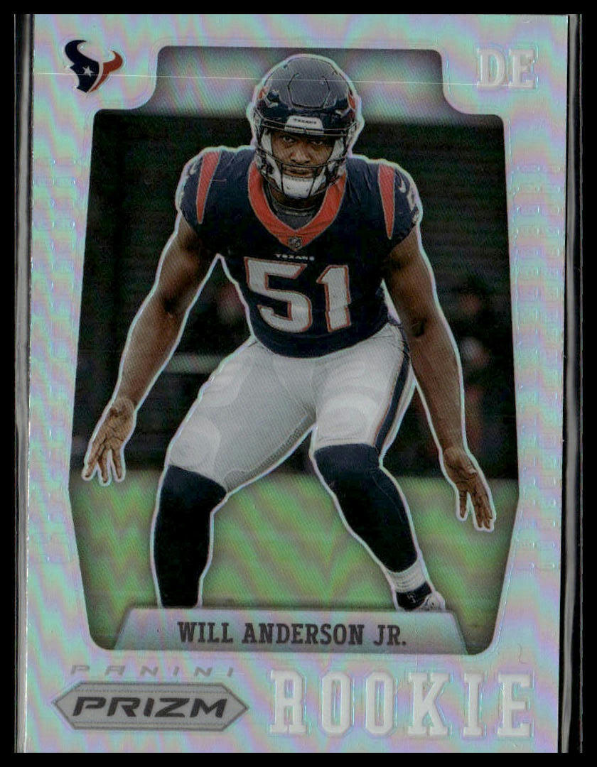2023 Panini Prizm #PFR-3 Will Anderson Jr. Flashback Rookie Card RC Silver