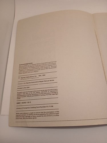 Haynes Techbook Diesel Engine Repair Manual General Motors & Ford - Picture 13 of 13