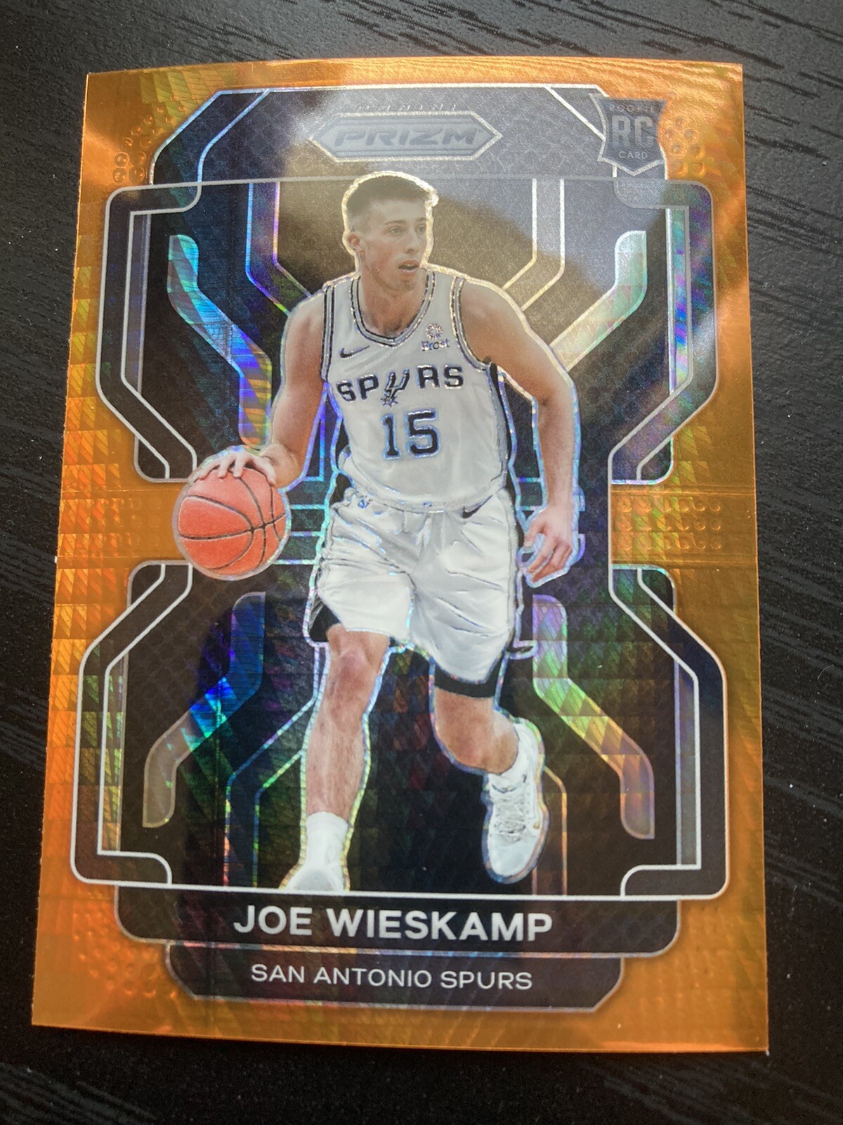 2021 Prizm Basketball Joe Wieskamp Orange Hyper (RC)