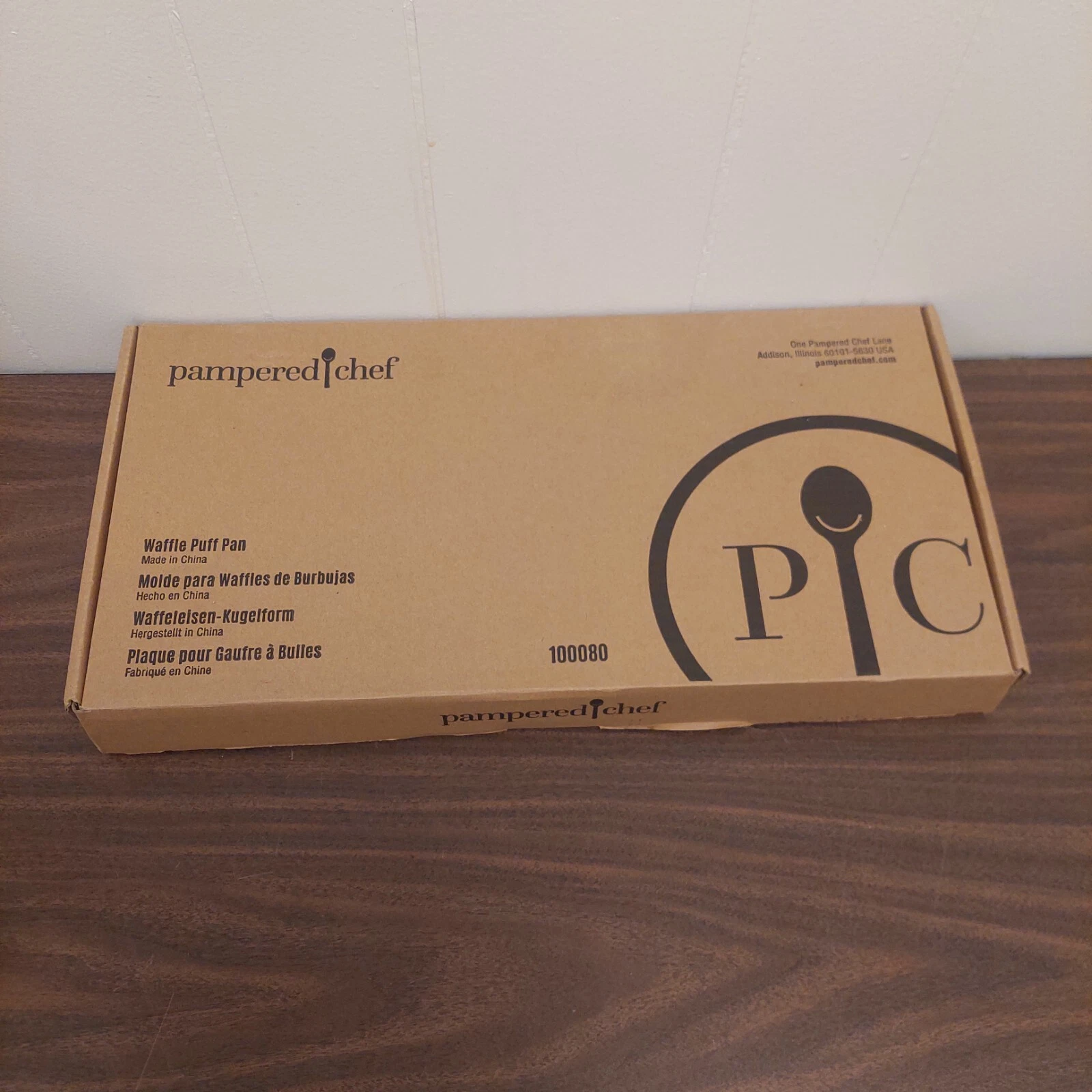 Pampered Chef Waffle Puff Pan Maker ~Retired!~ New In Box 100080