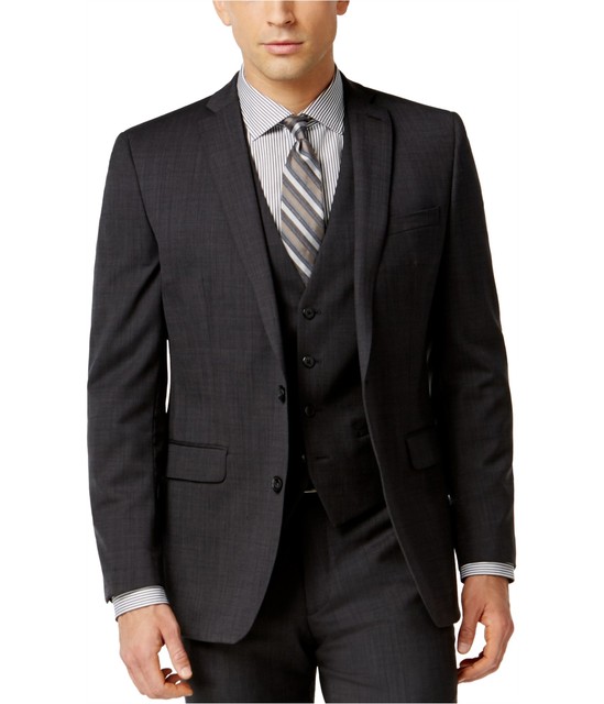 Bar III hombre profesional dos Botón chaqueta americana gris 36 corto |  Compra online en eBay