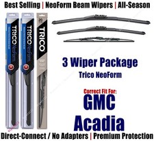 3pk Wipers Front & Rear - NeoForm - fit 2013-2016 GMC Acadia 162413/2113/30110
