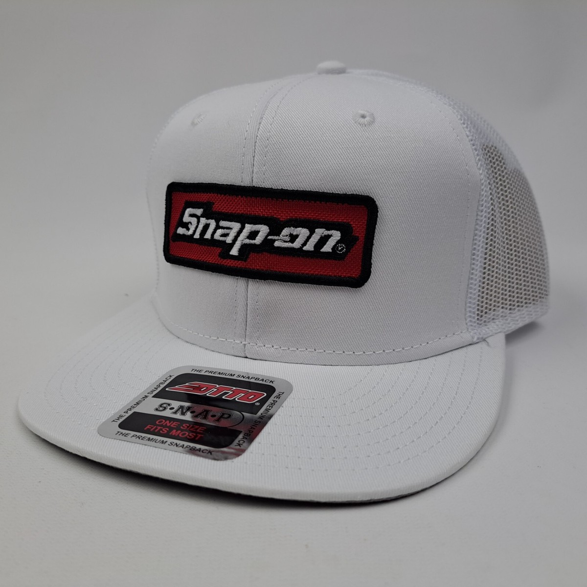 Snap On Cap Hat Embroidered Patch Trucker Mesh Snapback  display picture 3