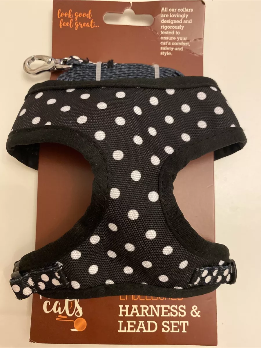 Pets at Home Glow in the Dark Cat Harness with Lead Black eBay