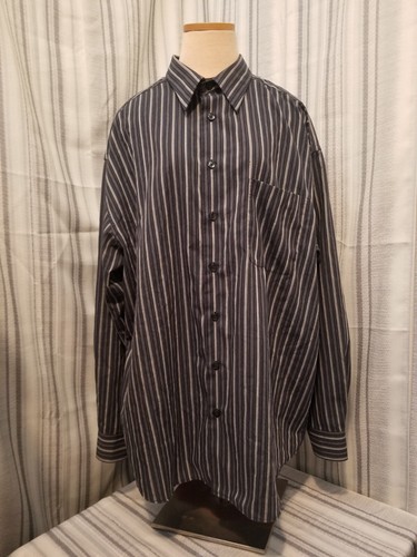 Van Heusen Button Up Long Sleeve Flannel Shirt Wrinkle Free - Mens Size XLT - Picture 7 of 13