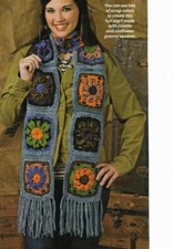 SEASONED TO PERFECTION SCARF WOMEN'S CROCHET PATTERN INSTRUCTIONS