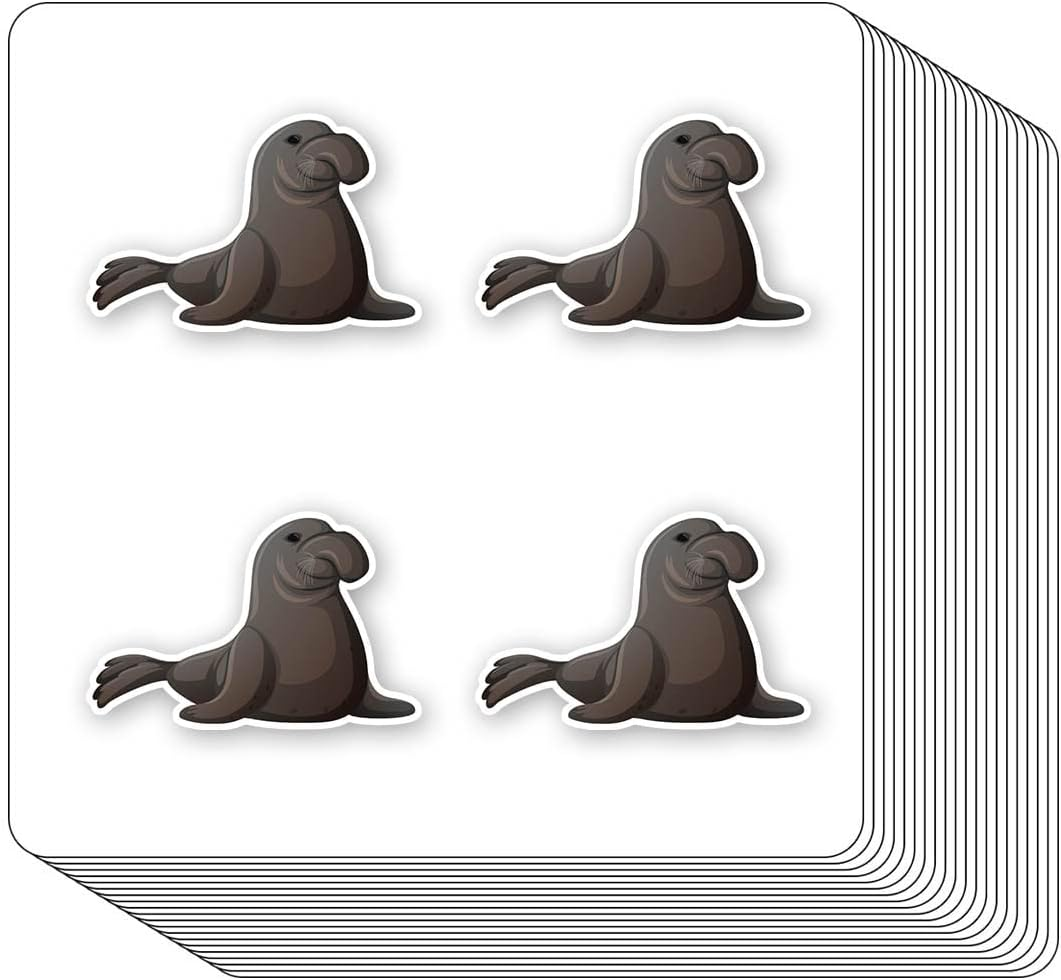 Sea Lion Stickers 1In for Scrapbooking, Arts, Craft, Kids DIY, Calendars Journal