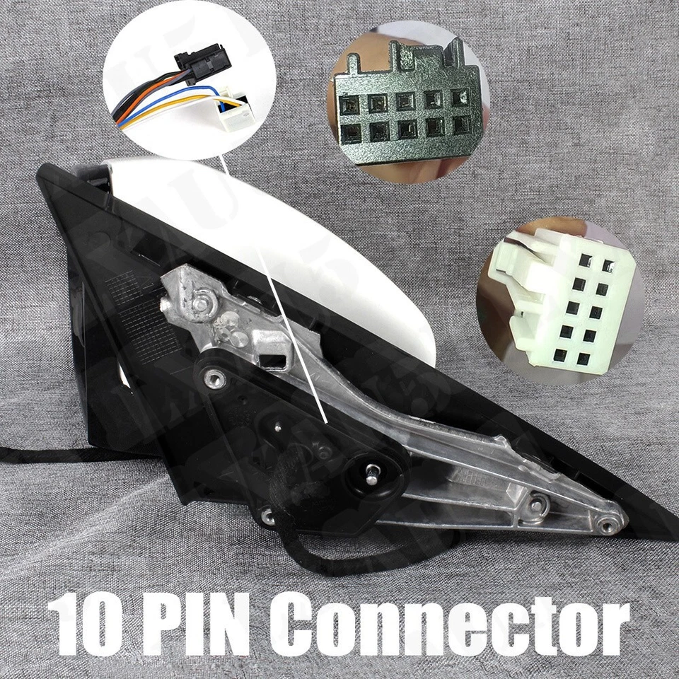 Espejo retrovisor izquierdo del conductor pintado blanco para Mercedes Benz W222 2014-2020 10 pines Foto 4 de 4