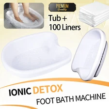 Ionic Detox Foot Bath Tub Basin For Detox Cleanse Machine With 100 Pcs Liners