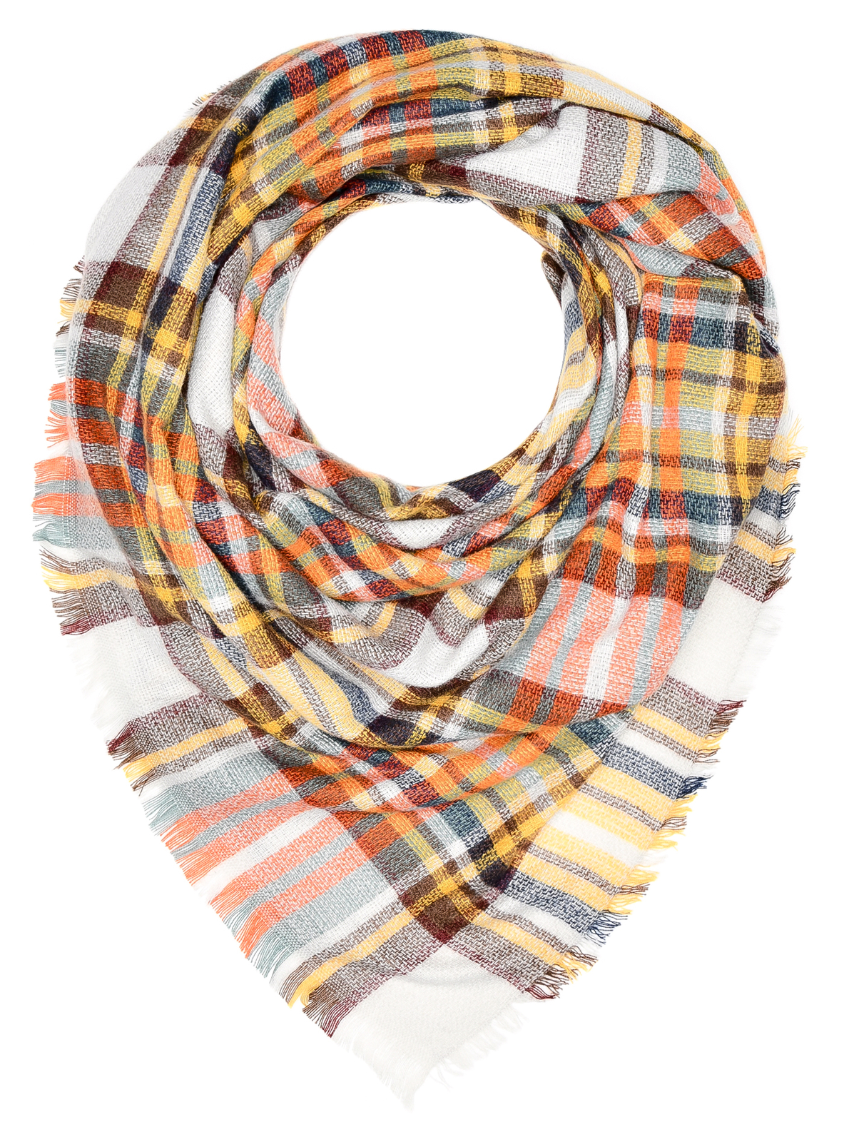 Damen XXL Strickschal Зимний комбинезон Karo Oversize большой размерный костюм kariert Karoschal 3890₽