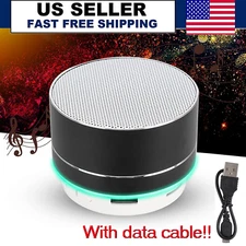 Mini Portable Bluetooth Speaker Rechargeable Wireless Stereo Bass USB/TF/FM Mode