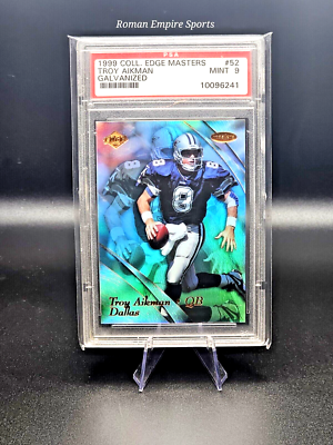 1999 Collectors Edge Galvanized Troy Aikman #52 Dallas Cowboys PSA