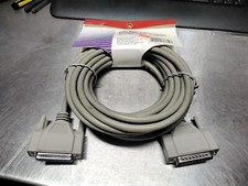 New Computer Cable 25' RS-232 DB-25 MALE TO DB-25 FEMALE FREE SHIPPING