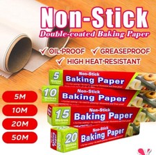 50m Non Stick Oil Grease Proof Baking Paper Roll Air Fryer Oven Parchment Paper