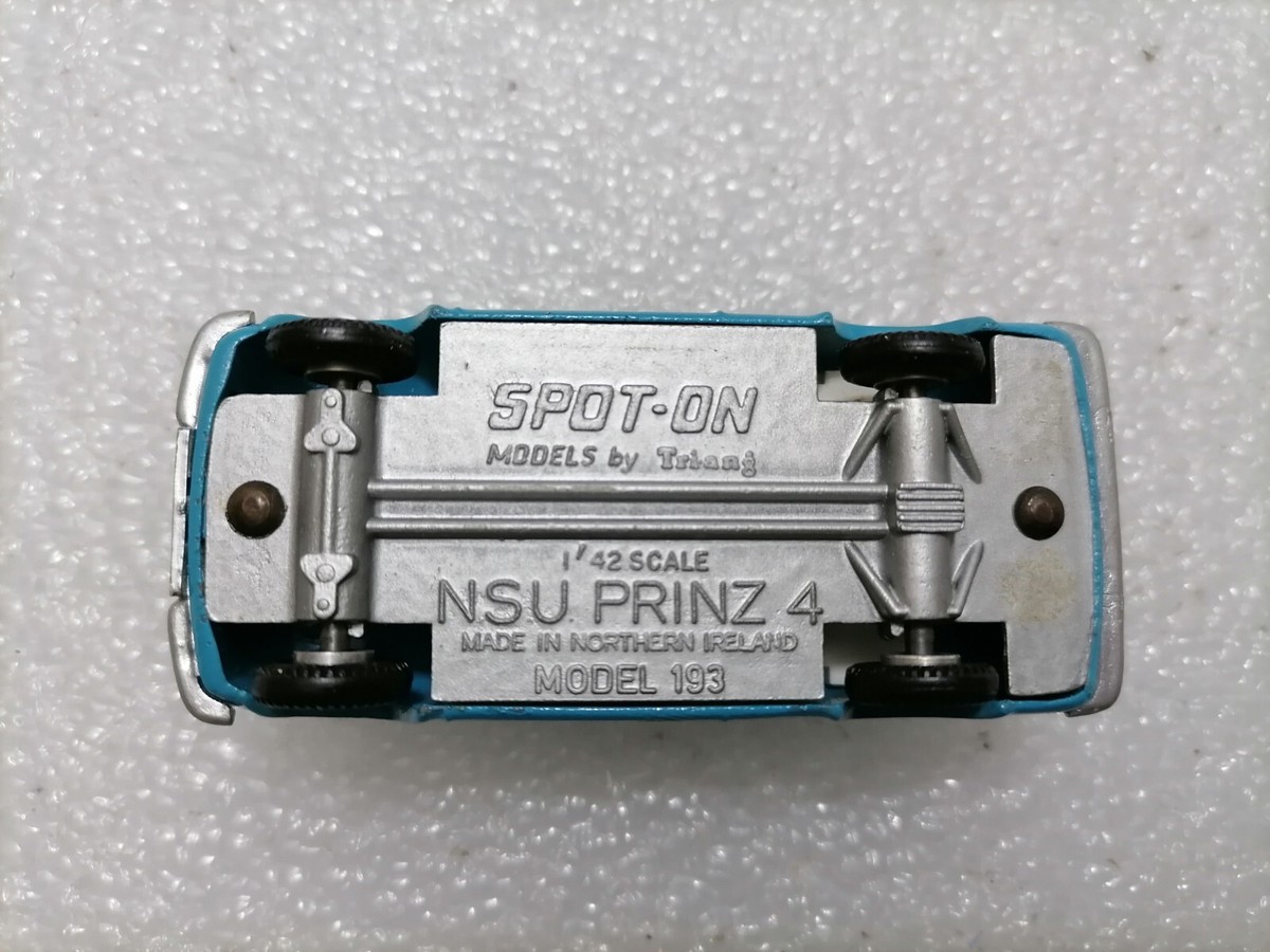 NSU Prinz 4 - Vintage Spot-On 193 , Made in Northern Ireland