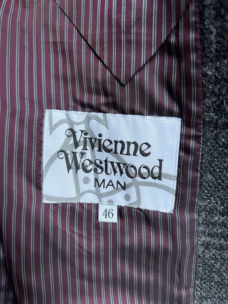 Vivienne Westwood Mens Wool Houndstooth Check Blazer 46 IT | eBay