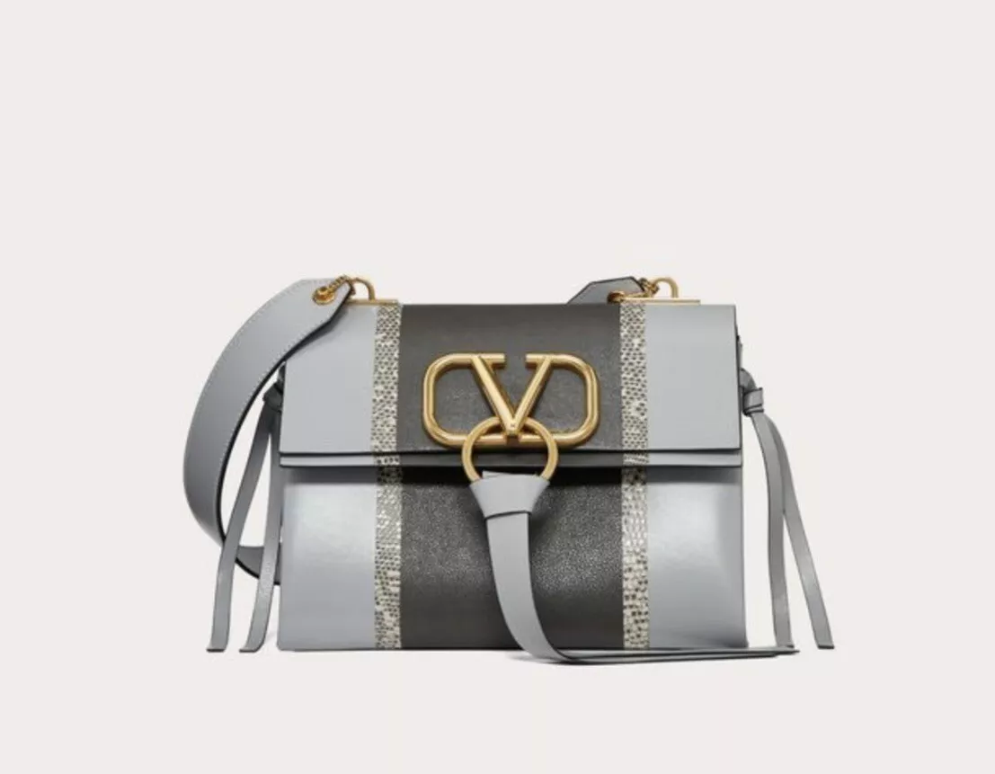 Valentino Garavani V-ring Small Shoulder handbag new, Retail Price $3575