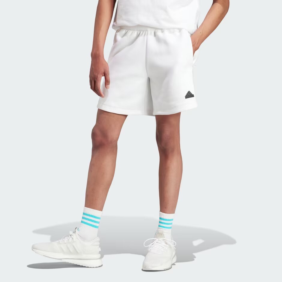 Adidas Men's Premium Shorts 3XL 48-50 White ZNE SOFT THICK COTTON  BLEND