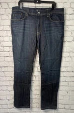 Fidelity Slim Jim Calvary Dark Blue Jeans Men's Size 38x32 TT35