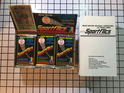 1986 SPORTFLICS BASEBALL BOX 36 NEW PACKS ROOKIES ? Jose Canseco ? Nolan Ryan