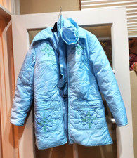 Vintage 1970  s RARE designed CANADA Galliano Womens M Winter Jacket w/ belt hood