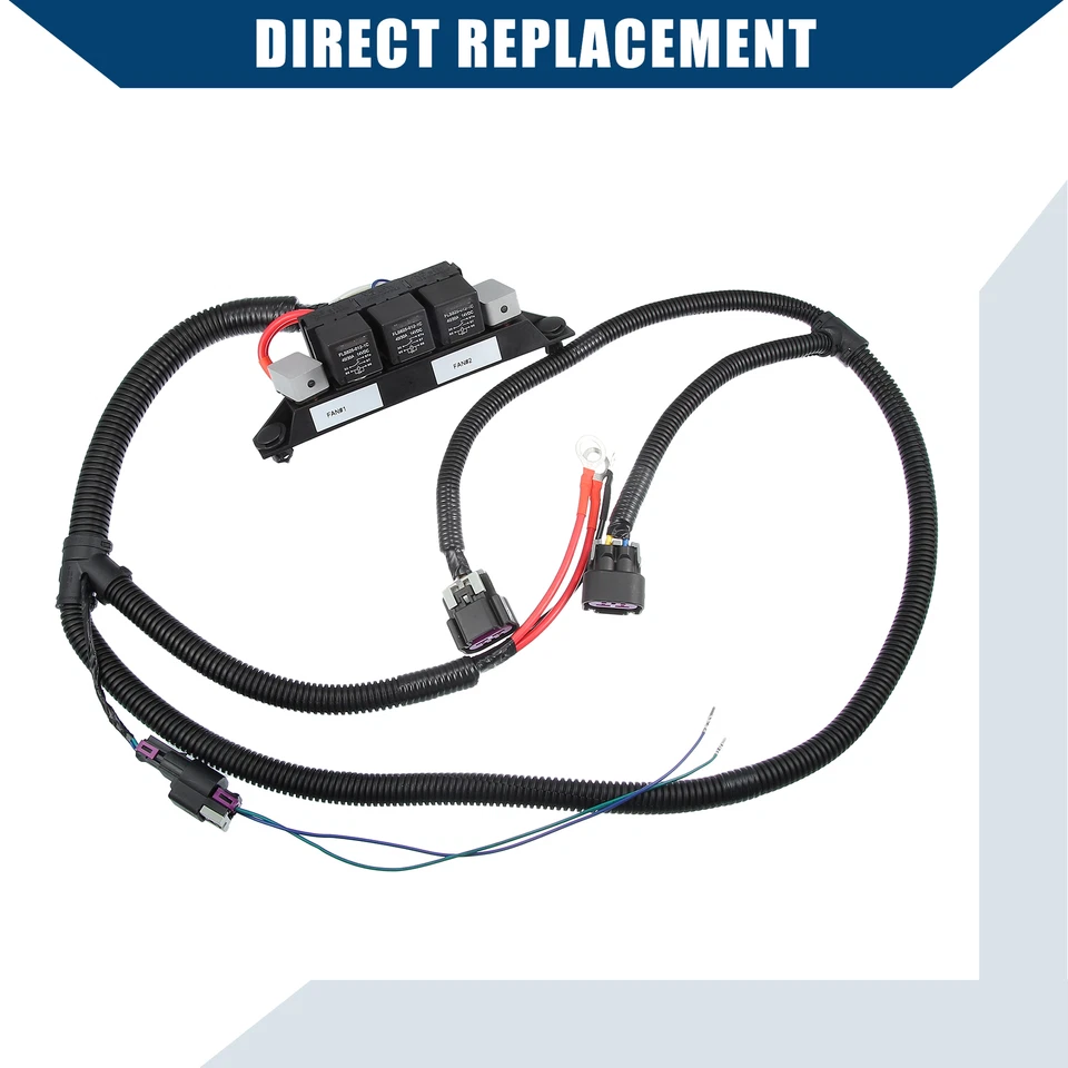 Arnés de cables de ventilador eléctrico independiente apto para Chevy Silverado Suburban Tahoe Foto 4 de 4