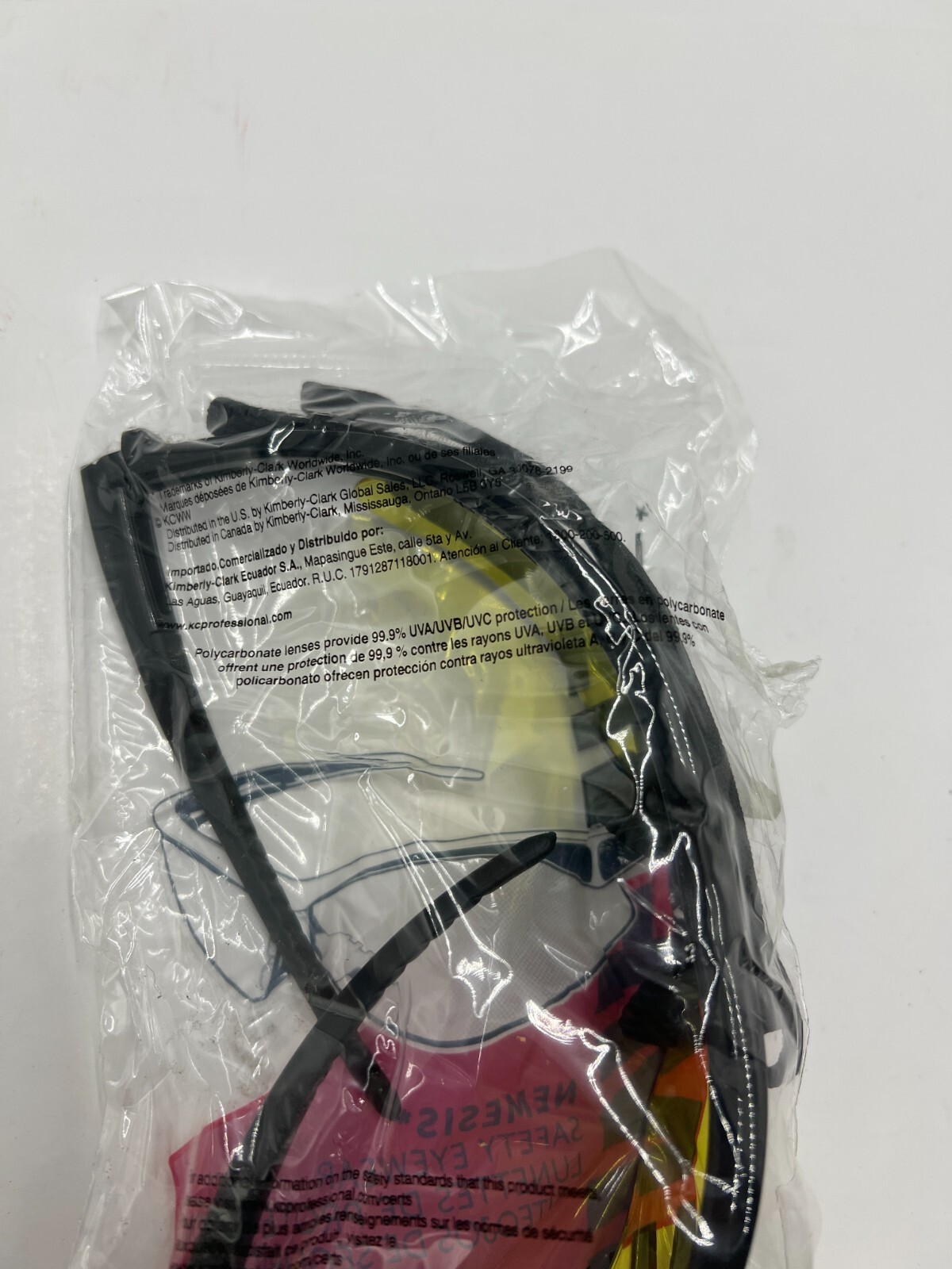 QTY 13 KleenGuard Nemesis Safety Glasses 25659 ANSI Z87+ Yellow Amber Lenses