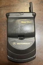 Vintage Motorola StarTAC Flip Cell Phone Black UNTESTED