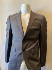 HUGO BOSS H-JECKSON-B1-50469172 MENS SINGLE BREASTED JACKET DARK GRY SZ 38R IT48