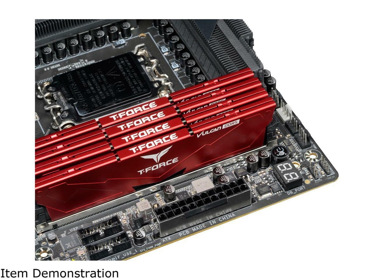 Team T-Force Vulcan 32GB (2 x 16GB) PC Memory RAM DDR5 5200 (PC5