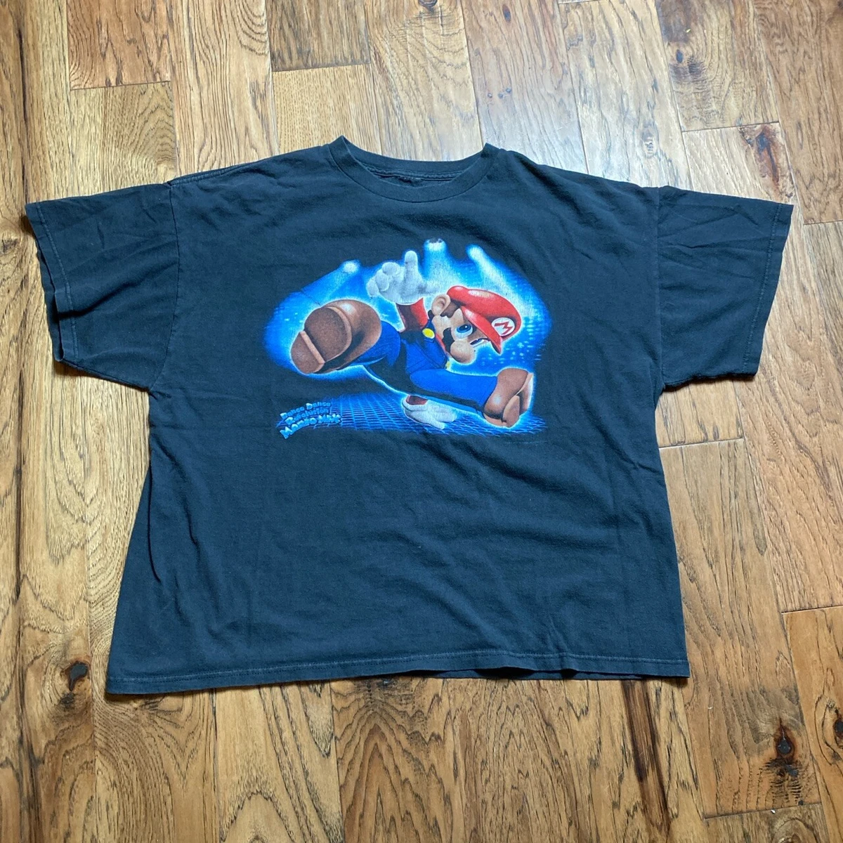 Vintage y2k 2007 Mario Dance dance revolution game tee T-shirt | eBay