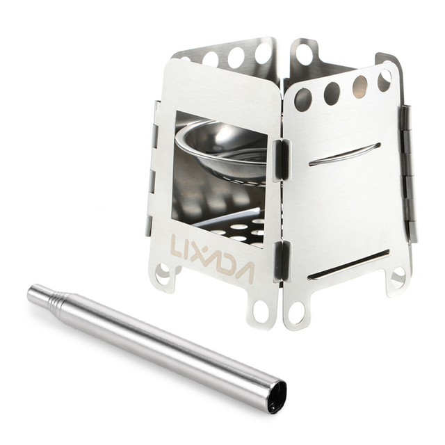 lixada folding wood stove