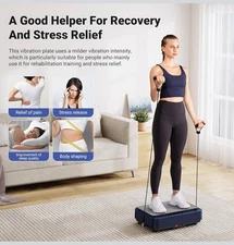MERACH Vibration Plate Exercise Machine  for Women Men, Full Body