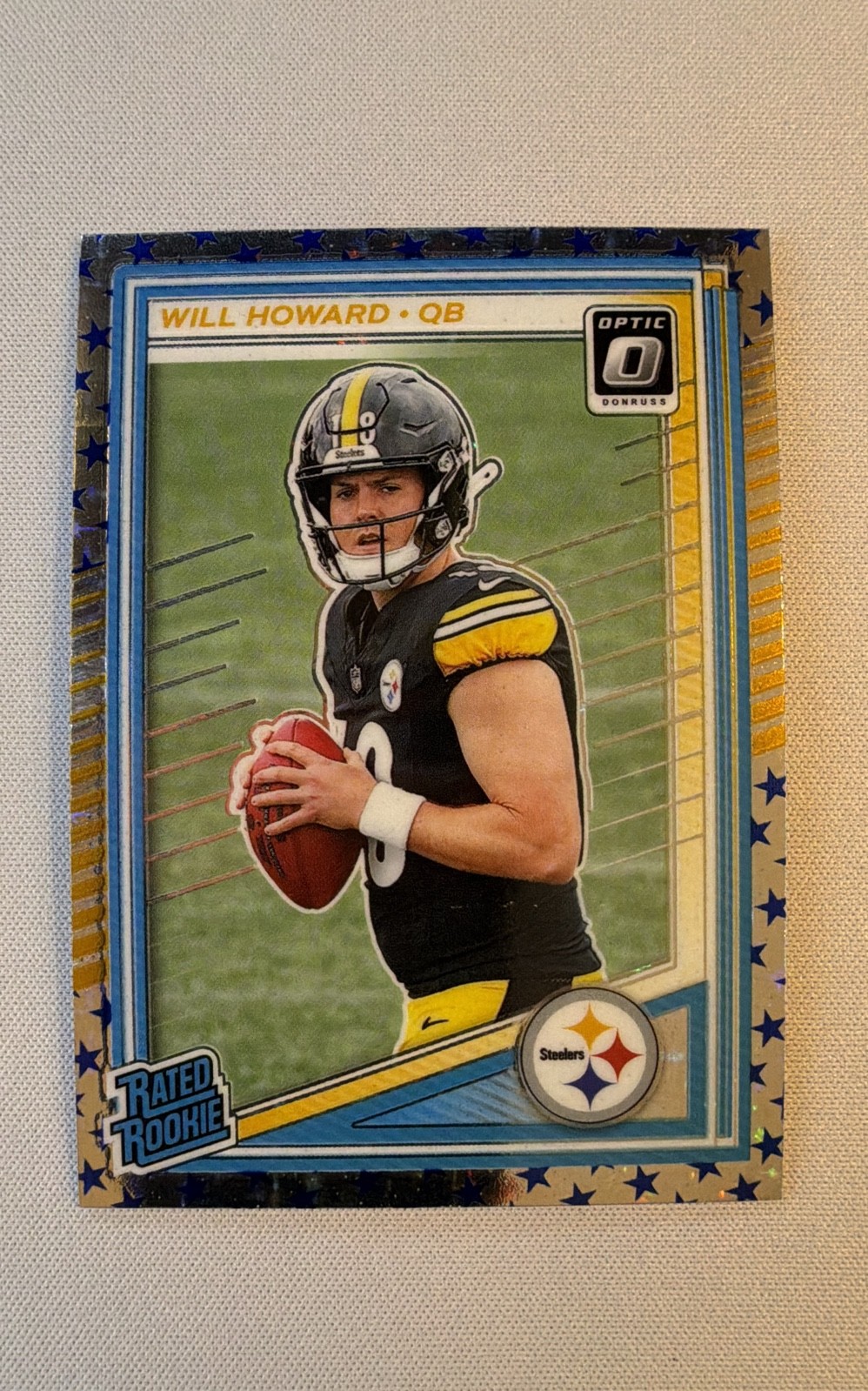 2025 Panini Donruss Optic - Rated Rookie Will Howard #233 Stars Prizm (RC)