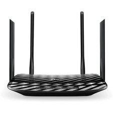 TP-LINK Archer A6 AC1200 Dual-Band MU-MIMO Gigabit Wireless Router 4-Port Black