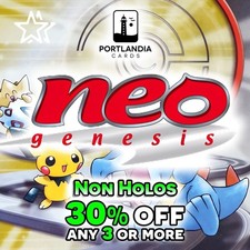Pokemon - Neo Genesis Unlimited - Non-Holo - Singles