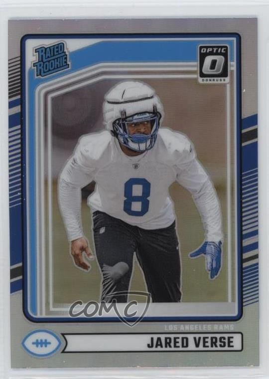 2024 Panini Donruss Rated Optic Preview Holo Prizm Jared Verse Rookie RC 10ps