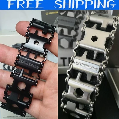 MULTI-TOOL Leatherman-Tread Edelstahl Outdoor Multifunktions Werkzeuge Wearable Armband Neu