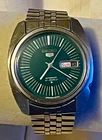 Rare 1972 Seiko 5 Automatic 6119-8470 Green Dial Day/Date Vintage Men’s Watch