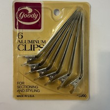 Vintage Goody Aluminum Hair Clips 5990 NOS