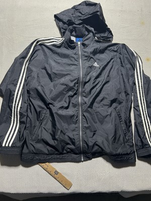 ウェア 90s adidas Pullover Nylon Jacket - Black Vintage Adidas Anorak Jacket Mens Large Black 1990s 1/4 Zip
