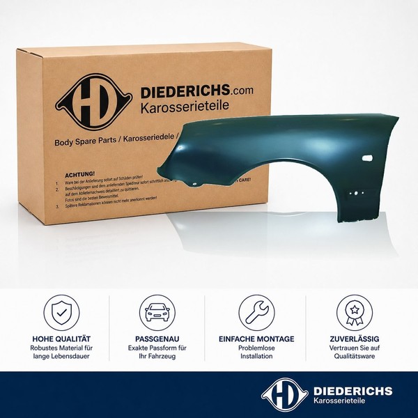 KotflÜGel Vorne Links Diederichs 1614107 FÜR Mercedes Fender SeitenflÜGel-image