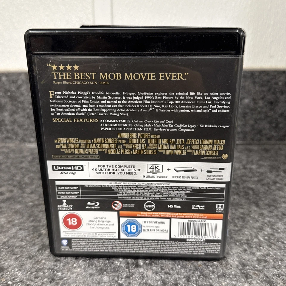 Goodfellas (4K Ultra HD + Blu-ray, Set of 2 Discs, 2016) Foto 2 de 3