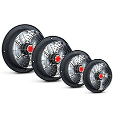 Ventilator 230V Industrie- Axiall&uuml;fter f. Zu-Abluft Wand Decke L&uuml;fter Gebl&auml;se