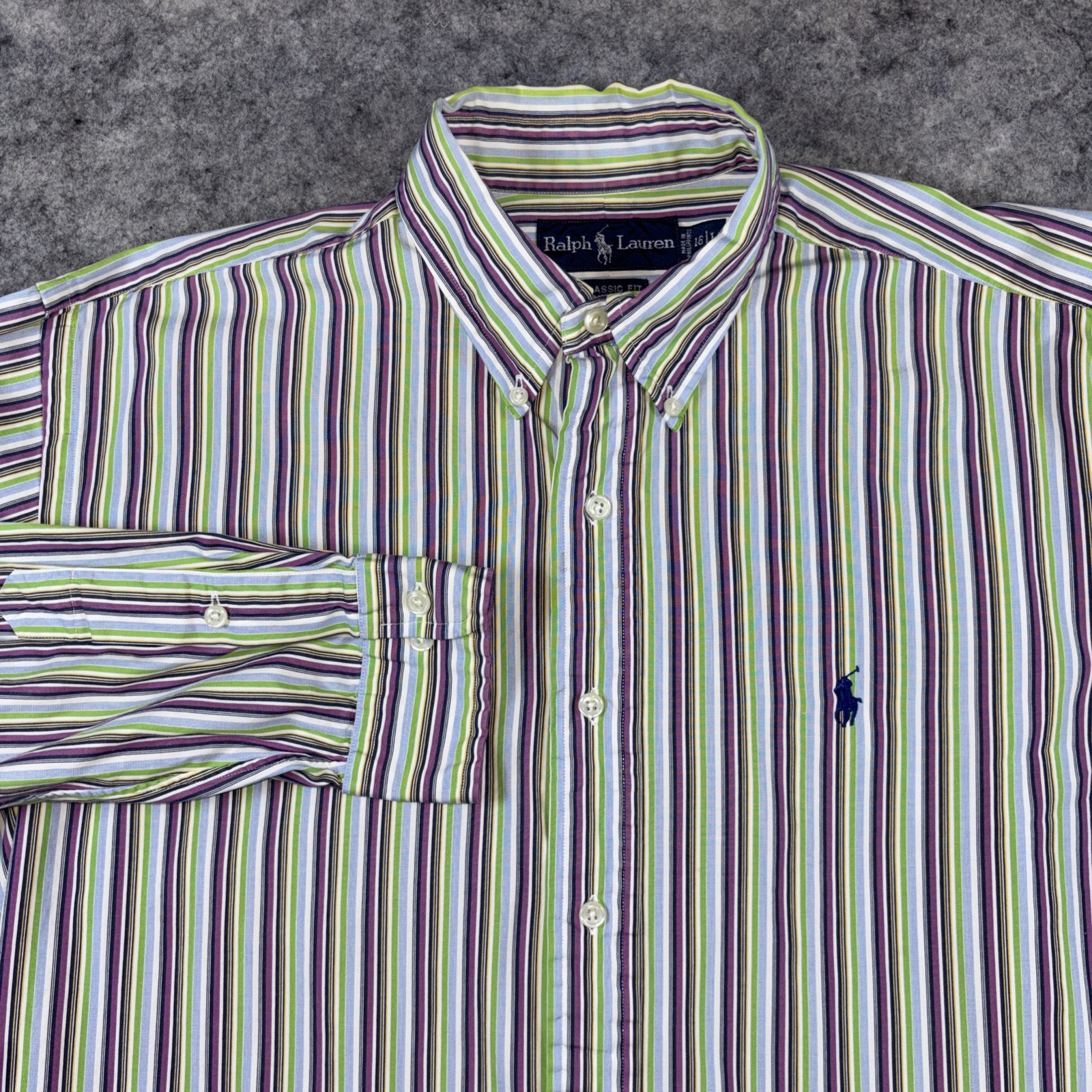 Vintage Polo Ralph Lauren Classic Fit Dress Shirt Men