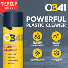 OB41 Powerful Plastic Cleaner 400ml - Effectively removes most marks and stains